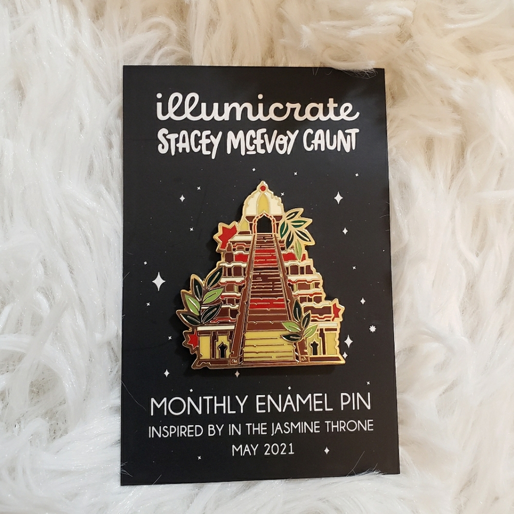The Jasmine Throne, metal pin, Illumicrate